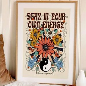 Unframed Canvas Boho Wall Art